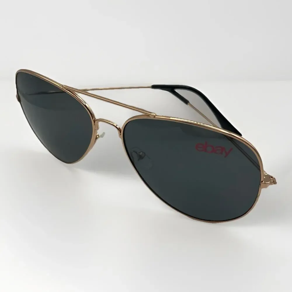 eBayana Aviator Sunglasses eBay Logo With eBay Bag SWAG Reseller Metal Frame